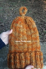 Pumpkin Liqueur Beanie by Silvia Heke mai-Free