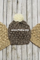 Bubble Up Beanie, Messy Bun & Slouch! by Nicole Tsou