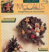 McCalls Creates Floral Craft 14168 Gingerbread Christmas