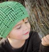 Basket Weave Beanie by Crochet by Jennifer