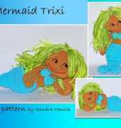 Haekelgetier - Motley Crochet Crew - Sandra Hawlik - Mermaid Trixie