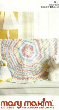 Mary Maxim - 99795N - Sugar Spun Blanket