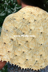 Sunshine and Tea Shawlette - Donna Druchunas