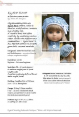 Eylet Beret for 18"inch A-Doll by Debonair Design