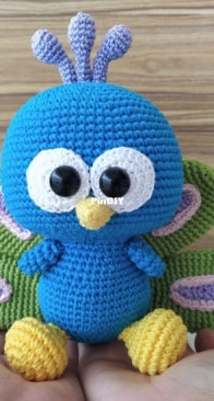 Amigurumis Monterrey - Irene Godinez - Peacock - English or Spanish