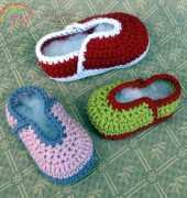 Ketzl - Jennifer Lownds - Pattern #012  Crochet Baby Booties for Boys and Girls