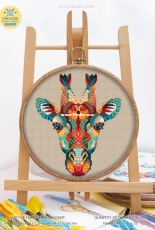 Awesome Pattern Studio 206 - Mandala Giraffe