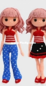 Little Bamboo Handmade - TS Min - Mindy the Dress Up Doll -  Модница Минди - Russian - Translated