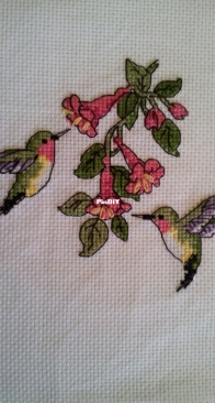 My very first cross stitch works