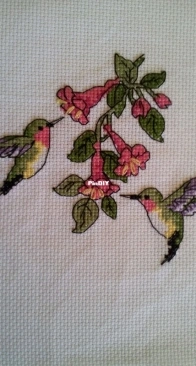My very first cross stitch works