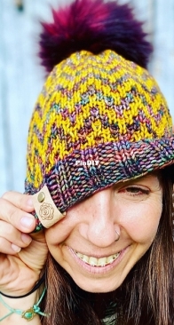 Find Your Way Beanie by Mandi Coffeen of RosiePosie Design & Co