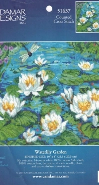 Canadmar Designs 51637 Waterlily Garden