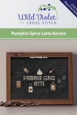 Wild Violet Cross Stitch - Pumpkin Spice Latte Recipe - Free