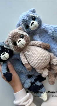 Aleksa PlushWorld - Sasha Pushkina - Саша Пушкина / Александра Пушкина - Mini Raccoon - Мини Енотик - Russian