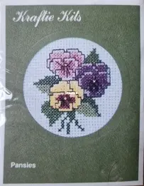 Kraftie Kits - Pansies Card