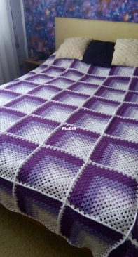 A nice crochet work for bed