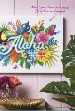 Aloha Sampler by Emma Congdon from Cross Stitch Crazy 253