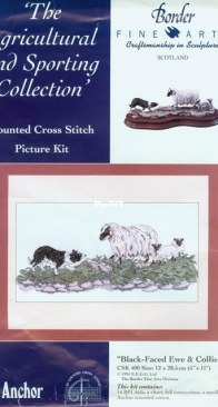 Anchor - Boulder Fine Arts - The Agricultural And Sporting Collection - CSK400 - Black Face Ewe & Collie