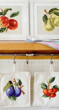 Four of Your Five-a-Day by Maria Diaz from Cross Stitcher 233 PCS + XSD