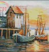 Intricate Cross Stitch - Small Harbor
