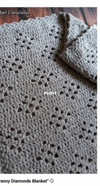 Des Maunz Designs - Nanas Crochet Creations - D Maunz - Granny Diamonds Blanket