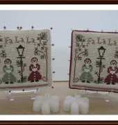 Ornamentos LHN, Fa-La-La, Peppermint Twist y The Merry Skater terminados!