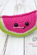 Spin a Yarn Crochet - Jillian Hewitt - Watermelon Wedge  - Free