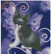 HAED MED 12345 Melissa Dawn Amethyst Cat