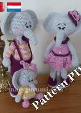 Marygurumi - Marylin Leveugle - Bariole family - Dutch