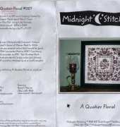 Midnight Stitching 007 - A Quaker Floral