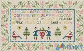 Sheepish Designs - The Little Fat Birds Sampler PCS & XSD