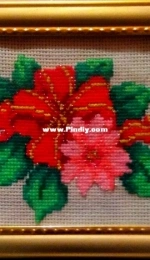 small embroidered picture