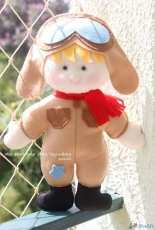 Atelier No Mundo das Nuvens - Aviador/ Aviator Felt Pattern - Portuguese