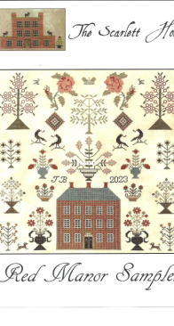 The Scarlett House - Red Manor Sampler by Tanya Brockmeyer