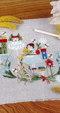 Stories of Bees and Honey Jars from Cross Stitch My Home by Tania Santarelli XSD + PCS