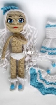 Olga Bespartochnaya - Doll Snowgirl - Russian