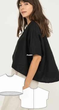 Elizabeth Suzann Studio - Elizabeth Pape - Linn Tee - Size XXS-6X