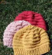 Purl Stripes Baby Hat by Lauren Klipp-Free