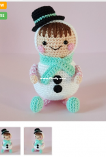 Hobbii Design - Super Cute Design - Jennifer Santos - Snowman - Dutch - Free