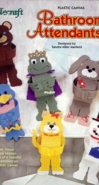 The Needlecraft Shop - Bathroom Attendants by Sandra Miller Maxfield