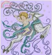 Winter Cherub by Joan Elliott from The World of Cross Stitching TWOCS 172 XSD