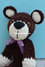 Brown and white bear