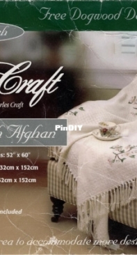 Charles Craft - White Dogwood For Lady Elizabeth Afghan Cloth - Free