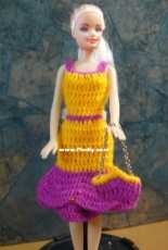 Maguinda Bolsón - Barbara dress and bag set for dolls