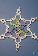 tatting snowflake