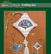 DOME- Istitch  250810 Fortune Folding Fan pinkeep