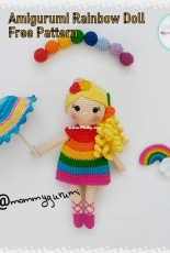 Mommygurumi - Elif Ebrar - Rainbow Doll - Translated - Free