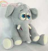 Lovely Baby Gift- CP 31 Elephant crochet pattern