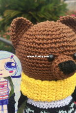 Little bear with scarf