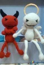 red devil and angel